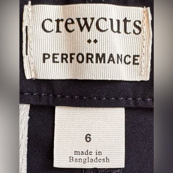 Crewcuts Boys Kids Dark Blue Performace Shorts. Pockets & Belt Loop. 6. - Picture 5 of 7